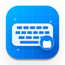 Keyboard app icon in the macOS-style navbar.