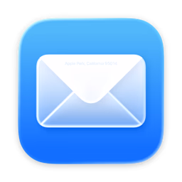 Apple Mail app icon in the macOS-style navbar.