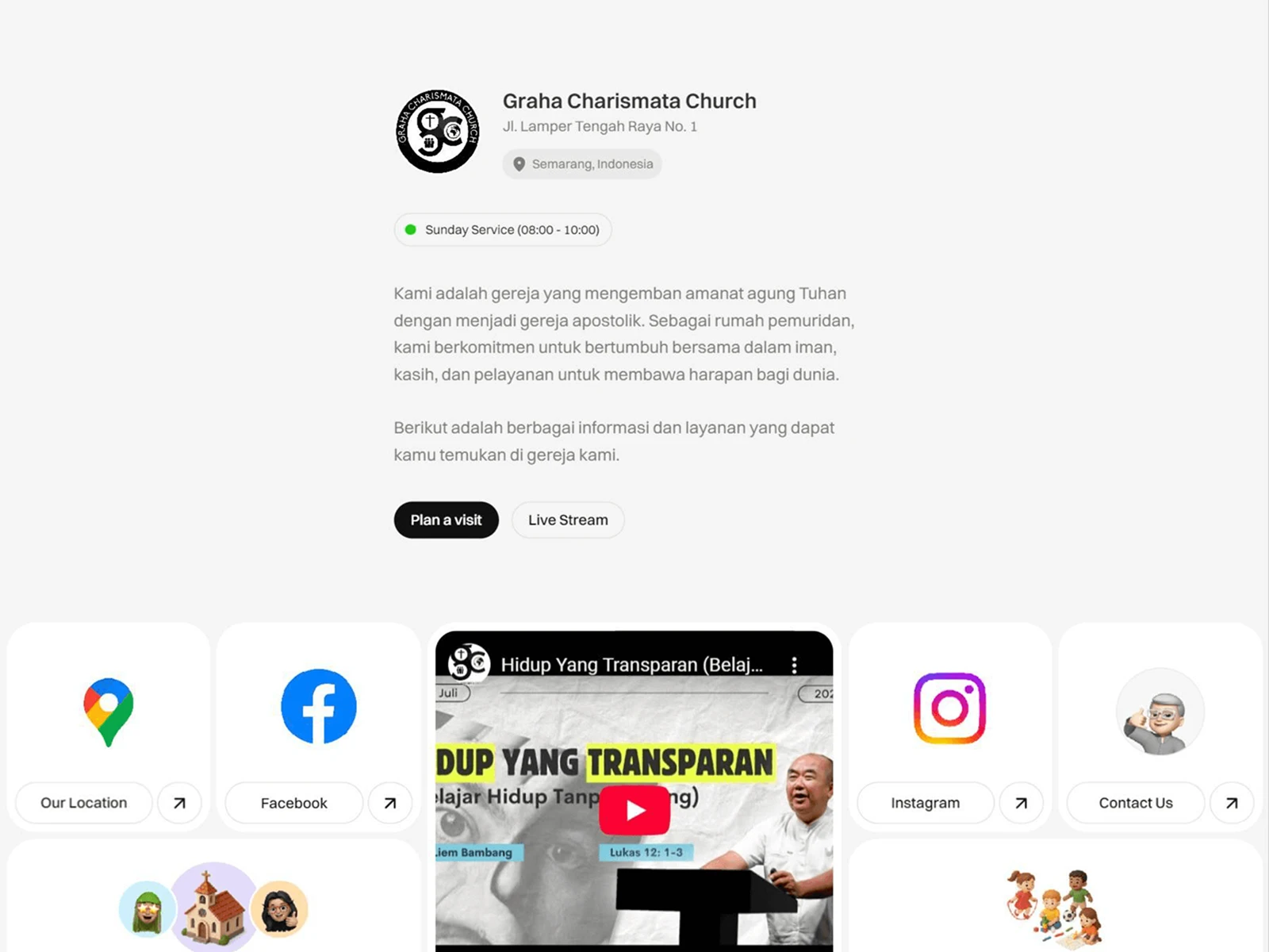 SEO Optimized Church Website portfolio preview