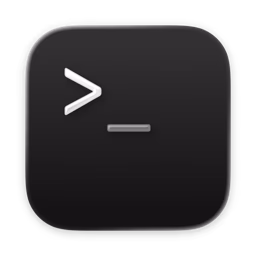 Terminal app icon in the macOS-style navbar.